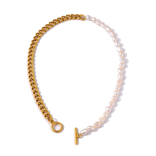 Cali Freshwater Pearl Gold Neckalce