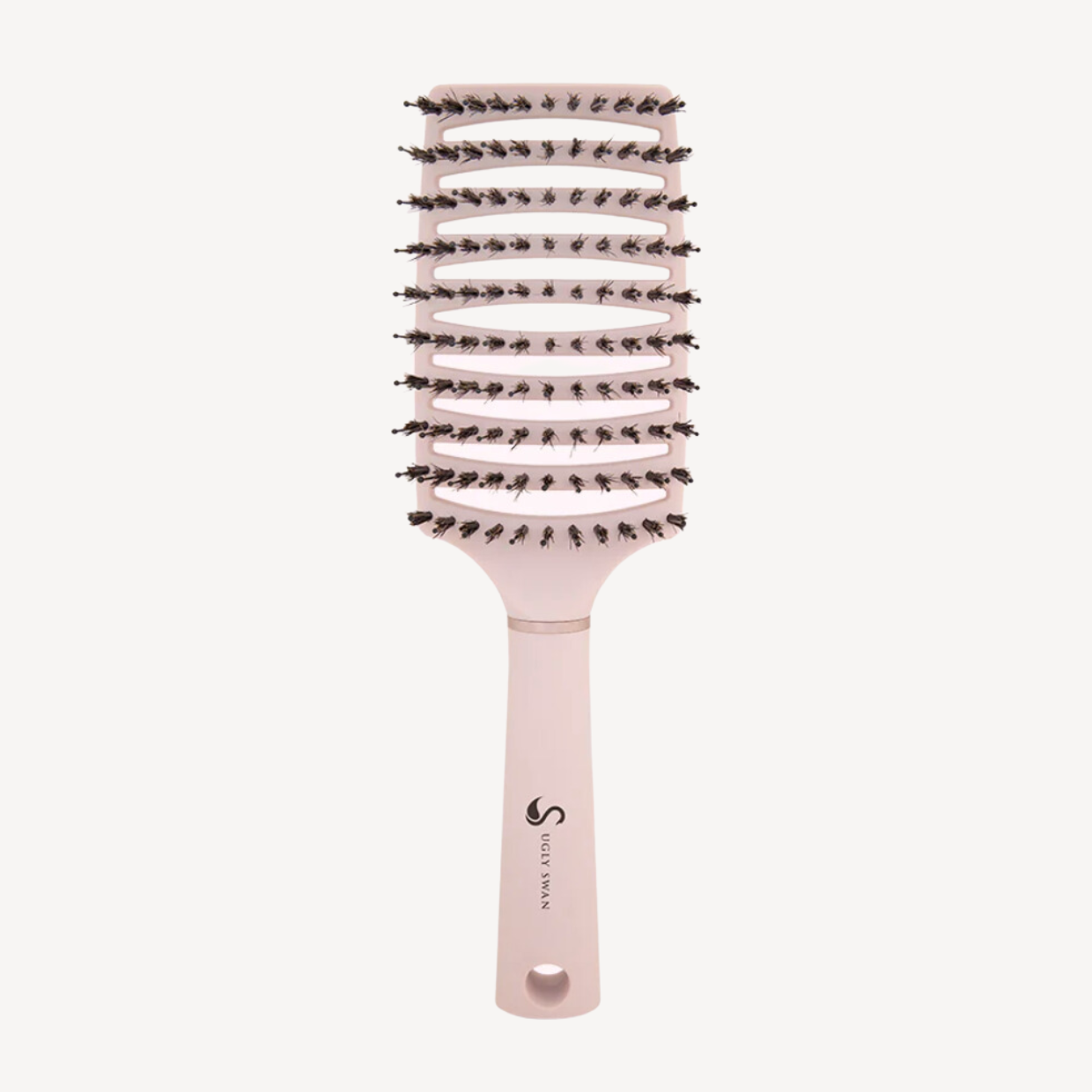 Maxi Ugly Swan Detangling Brush in Wild Flamingo