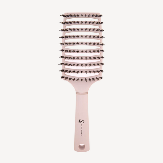Maxi Ugly Swan Detangling Brush in Wild Flamingo