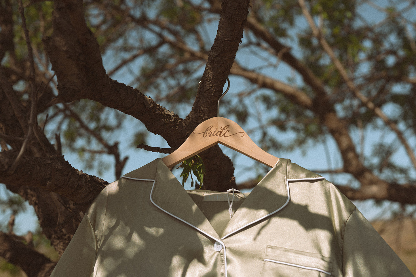 Short Sleeve Pyjamas in Dusty Sage with White Piping
