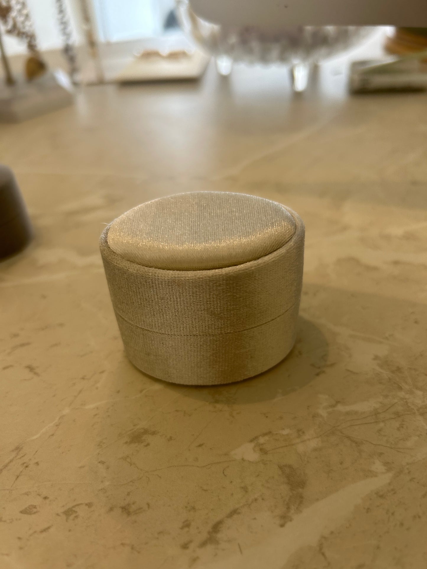 Ring Box in white oval
