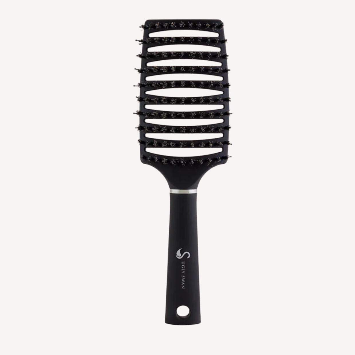 Maxi Ugly Swan Detangling Brush in Black Mamba