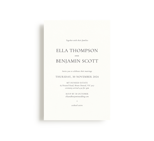 Modern Wedding Invitation - Digital (Print Yourself)