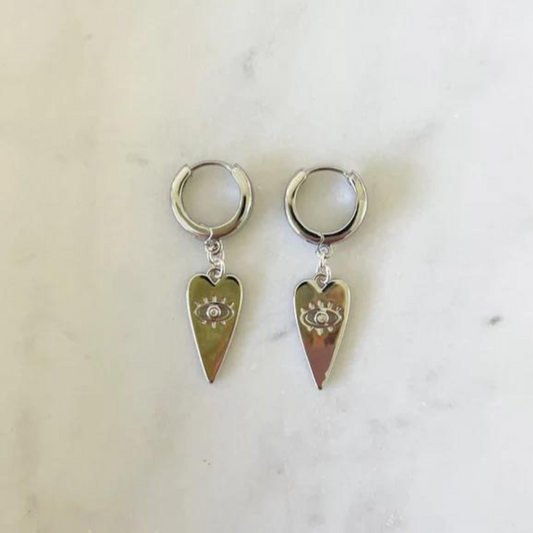 Carina Silver Bridal Earring