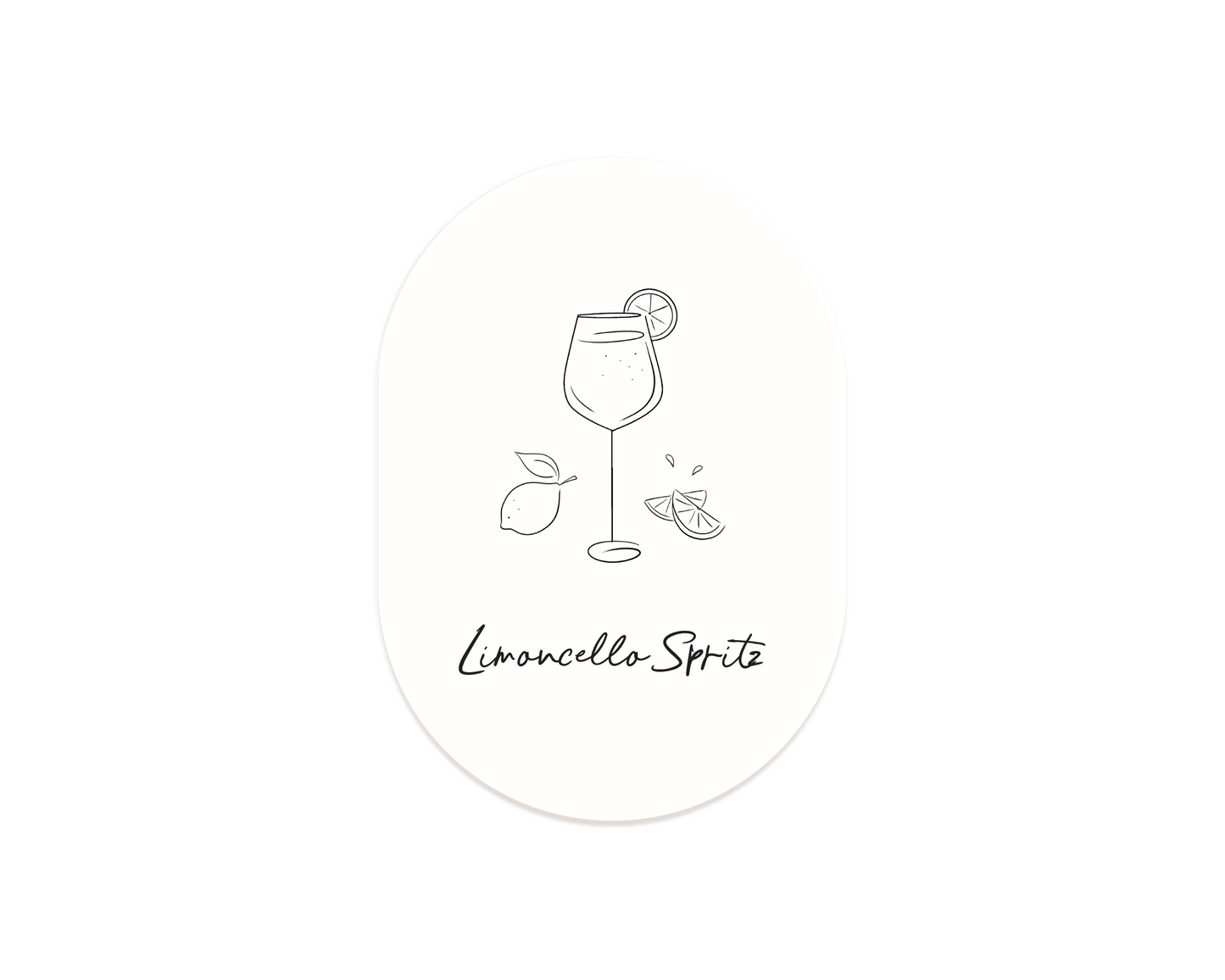 Limoncello Cocktail Sign - Digital (Print Yourself)