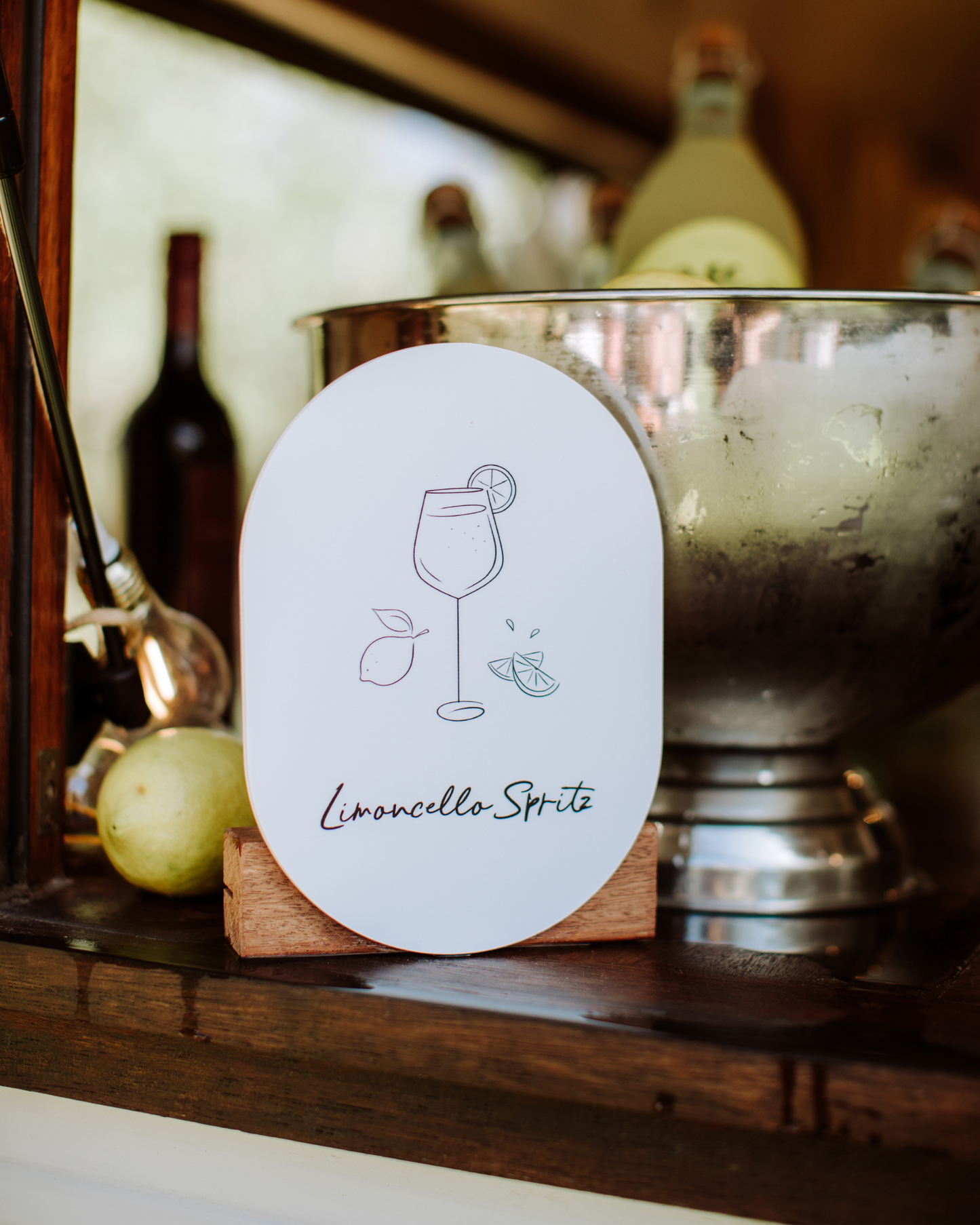 Limoncello Cocktail Sign - Digital (Print Yourself)